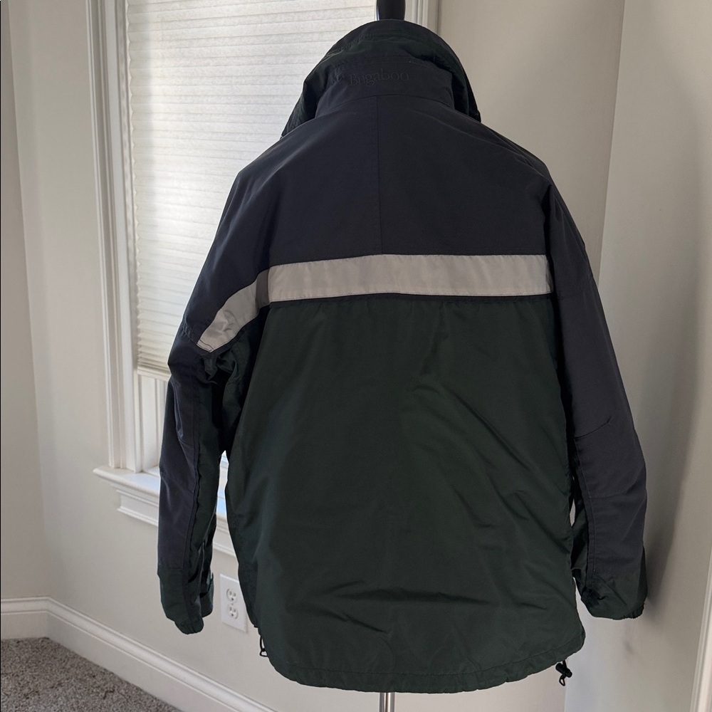 Columbia Bugaboo Fleece Interchange jacket in green and gray, Large, VGUC - Picture 8 of 13